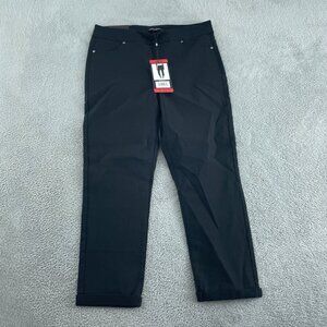 Mario Serrani Black Stretch Slim Fit Pants M NWT 2817